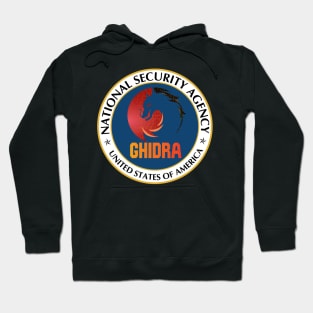 Cyber Security - NSA - Ghidra - Reverse Engineering tool - Emblem Hoodie